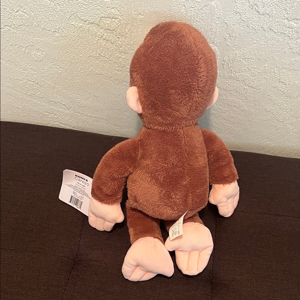 #1202* Curious George Brown Plush Toy - Picture 3 of 12